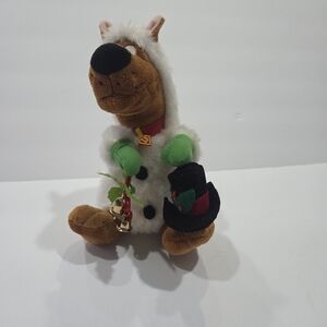 Vintage Gemmy Scooby Doo Singing Plush Dog Christmas